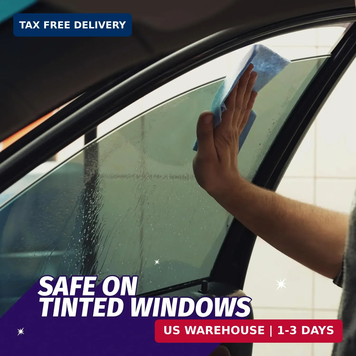 Windex Automotive Car Window and Glass Cleaner, Streak-Free Shine for Car Glass