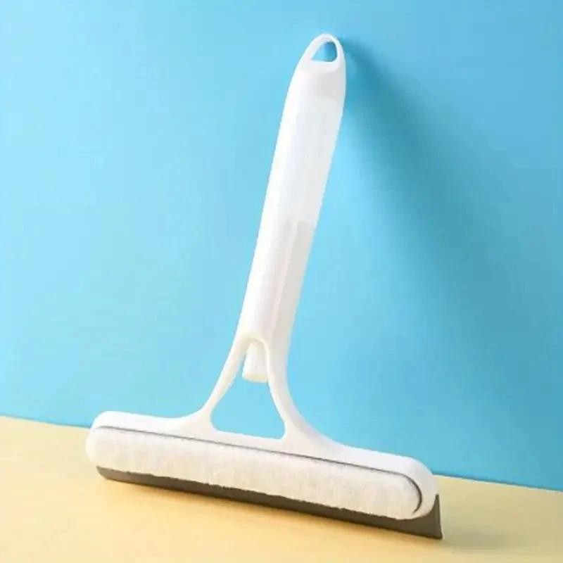 3-in-1 Shower Scraper Cleaner Bathrooms Glass Cleaning Mirror with Watering Can
