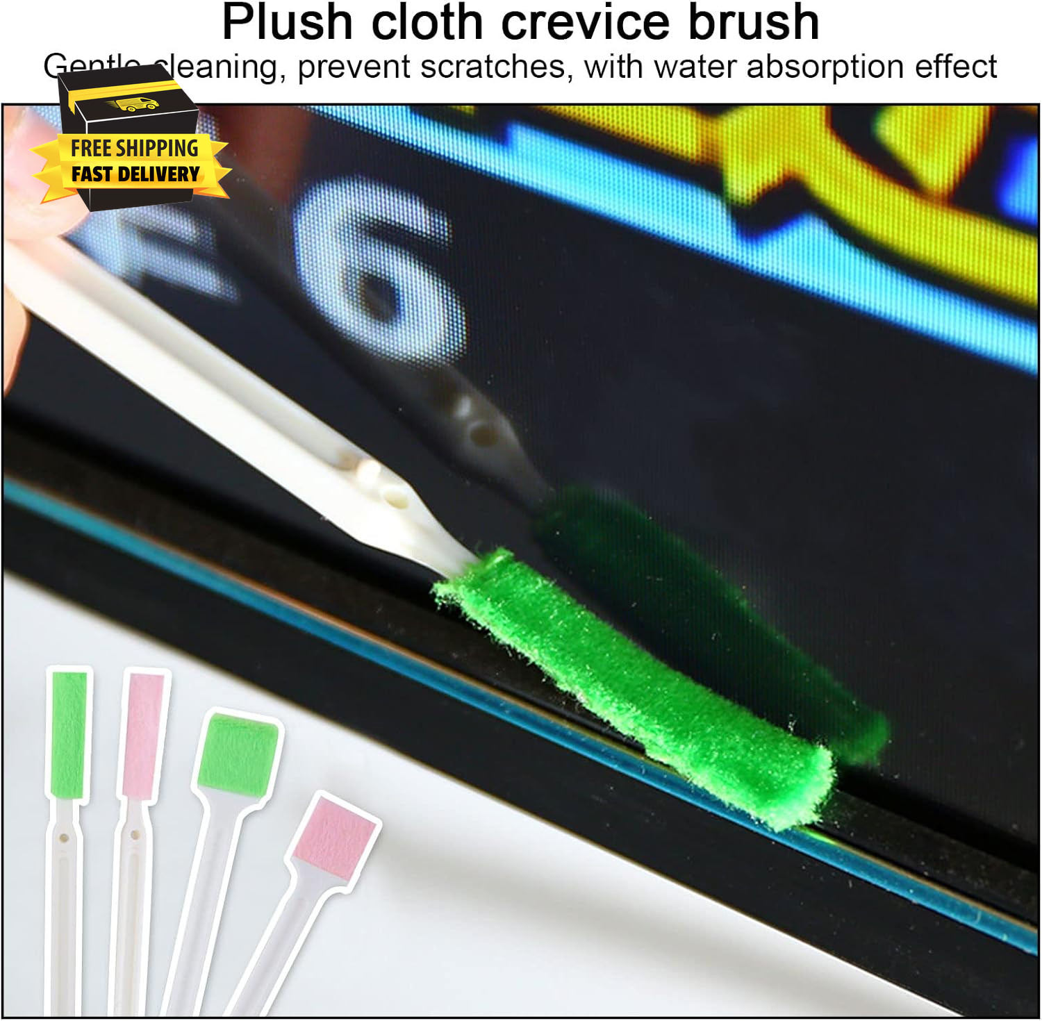 Crevice Cleaning Brushes Tool Kit Small Cleaning Brush for House Cleaning Dispos