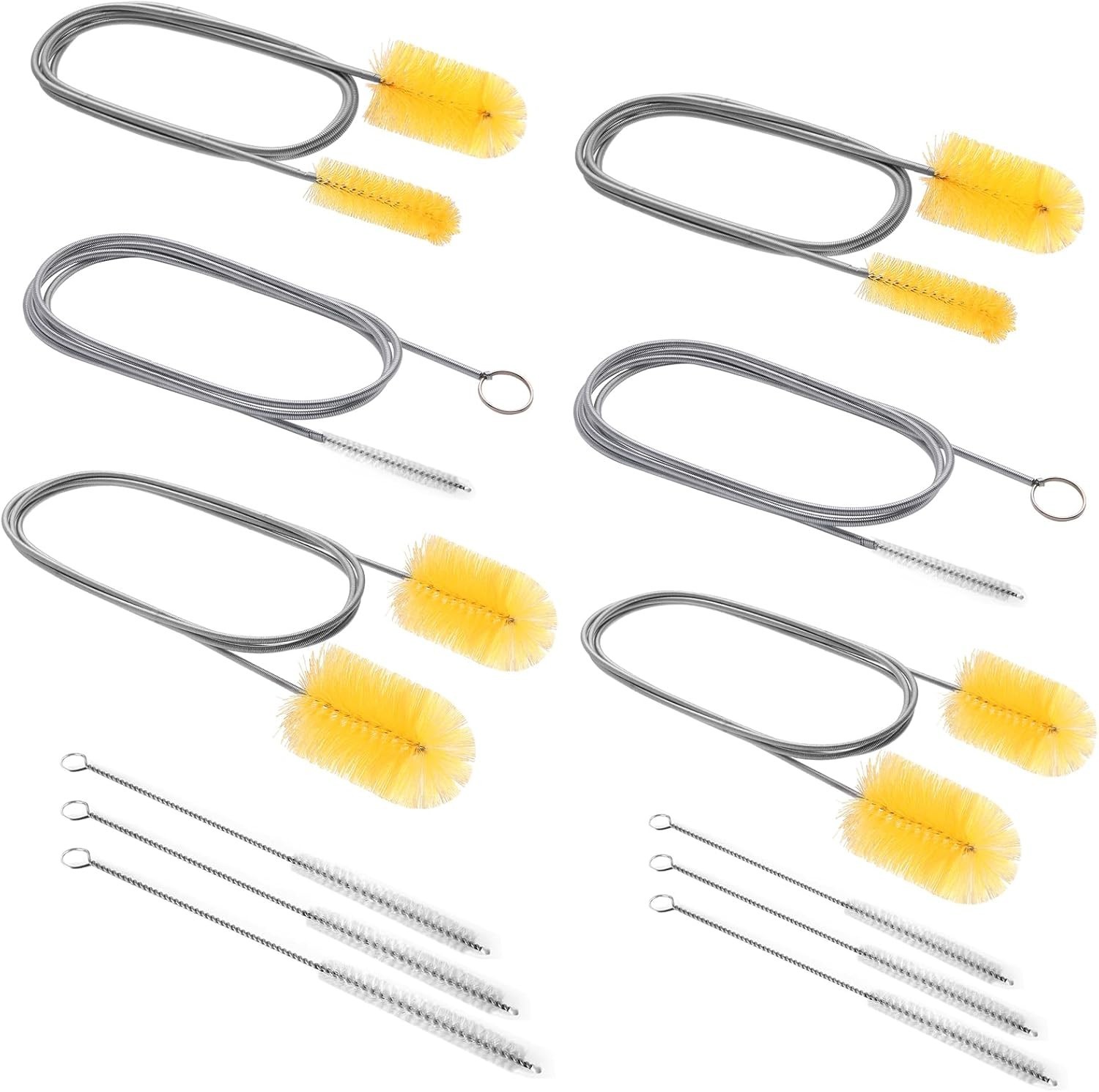 Drain Cleaning Brushes – Flexible & Durable – Yellow