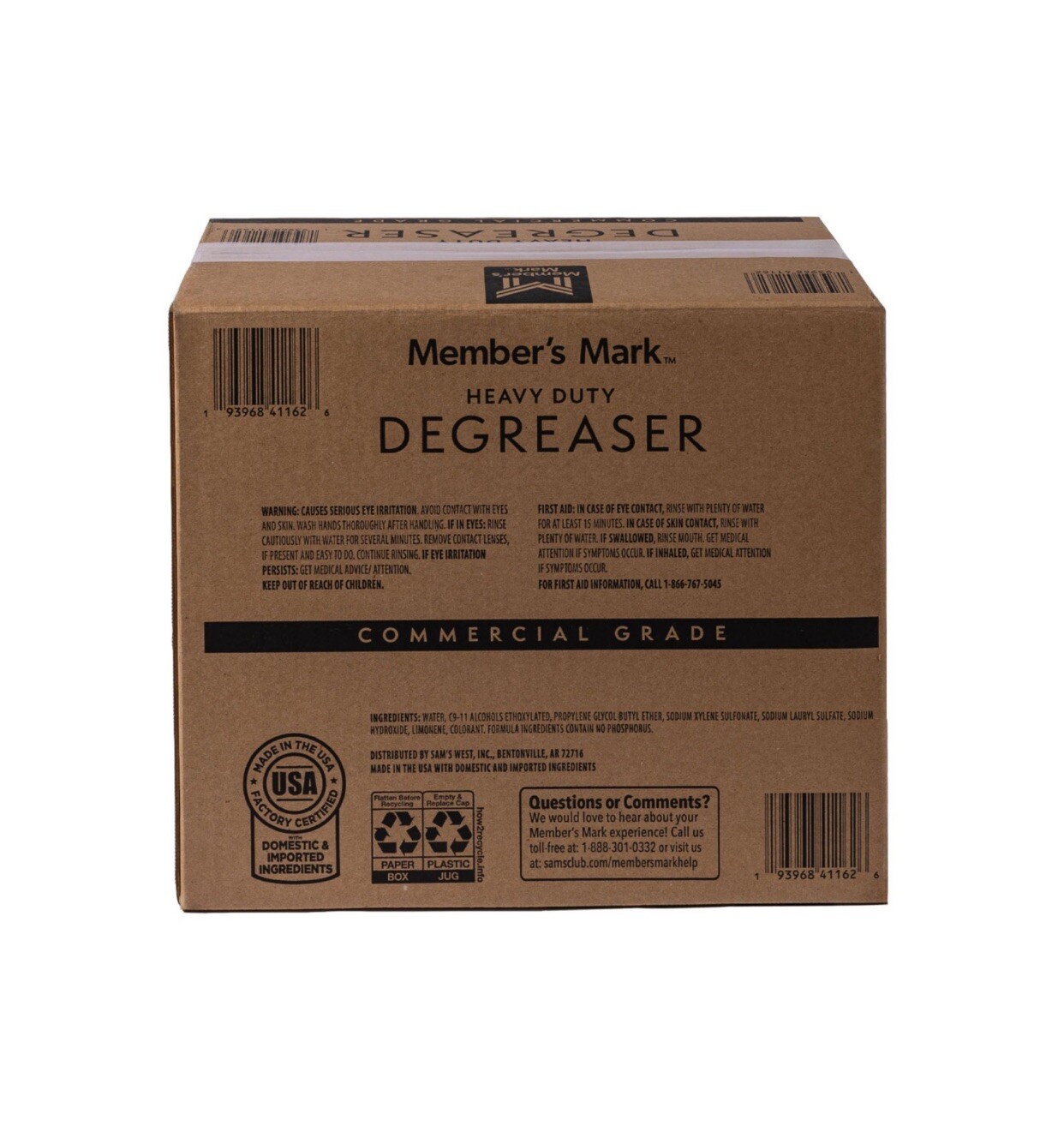 Member’s Mark Commercial Heavy-Duty Degreaser, 1 gal. (Pack size: 4 pk.)
