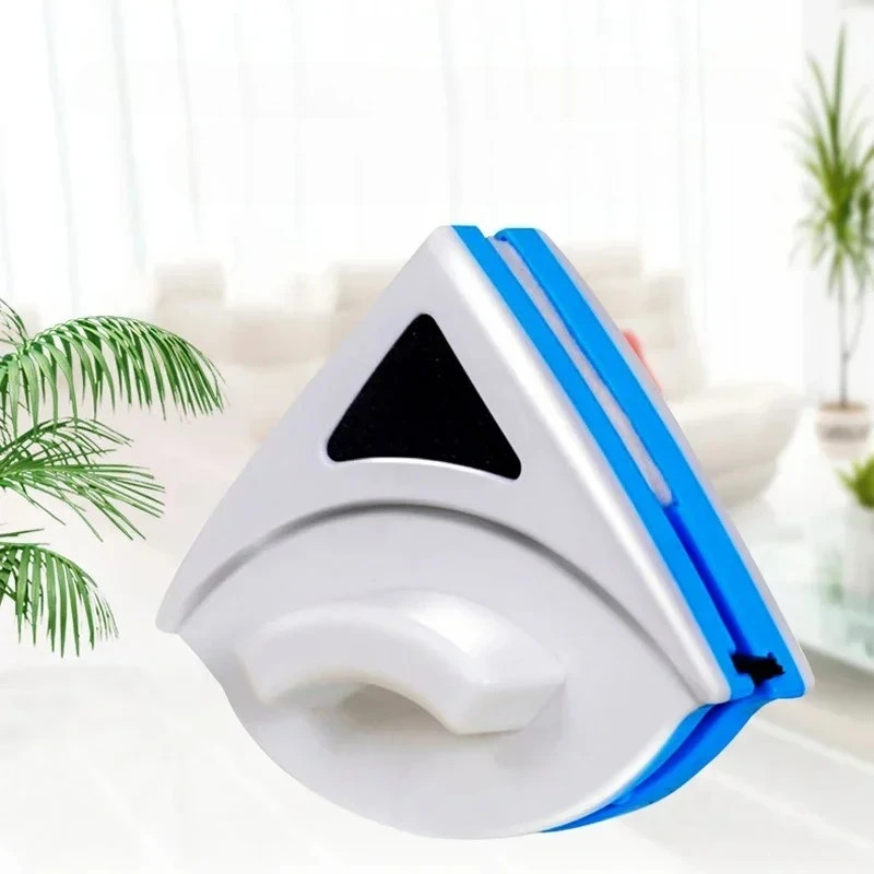 Double-Sided Magnetic Window Cleaner – Glass Cleaning Tool with a Wiping Cloth,