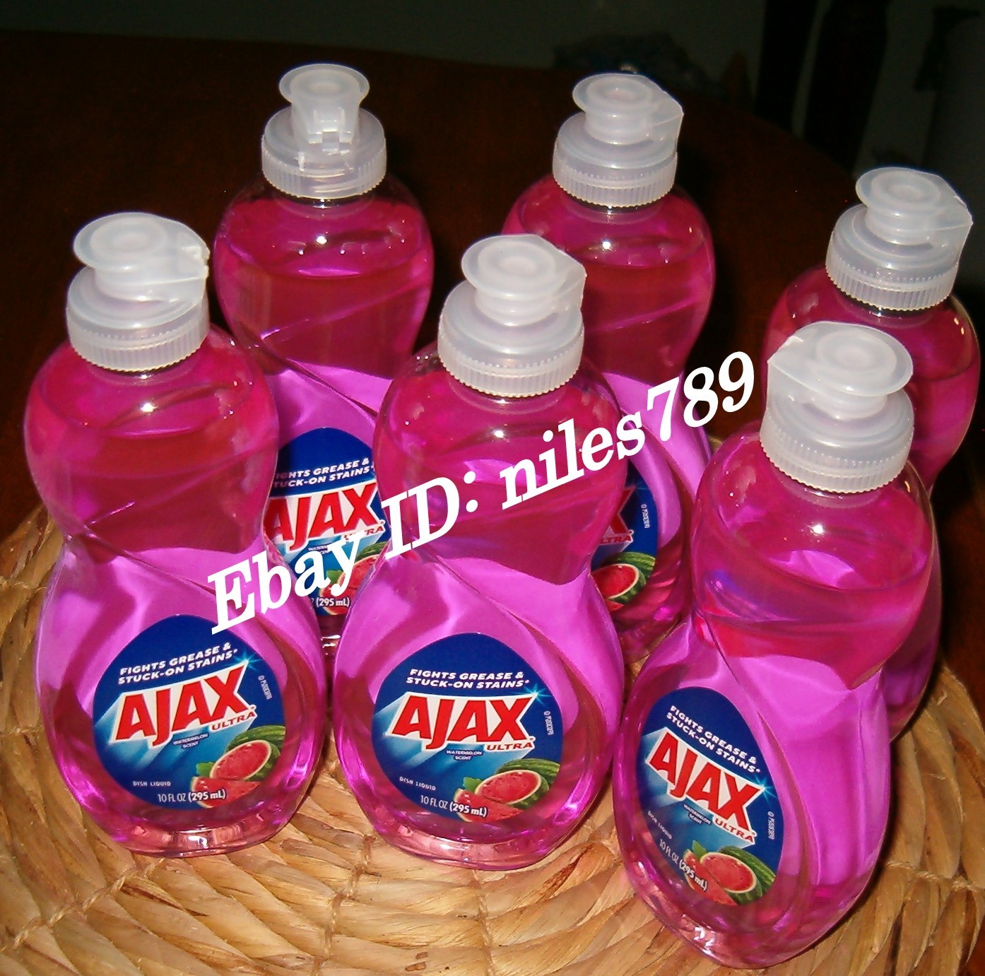 6 PACK- Ajax Ultra Watermelon Scent Liquid Dish Soap 10 Fl Oz (Each)