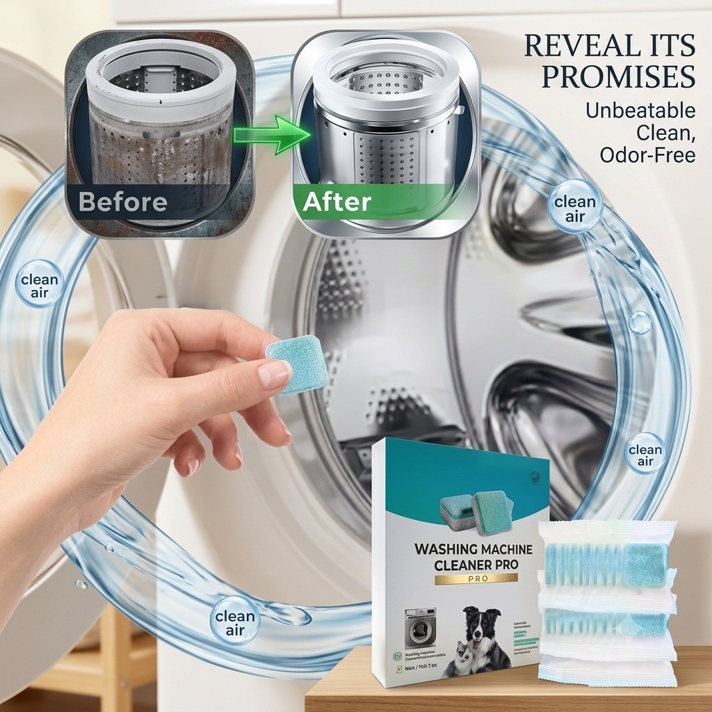 12pcs washing machine cleaning tablets clothing machine cleaning tablets 12pcs
