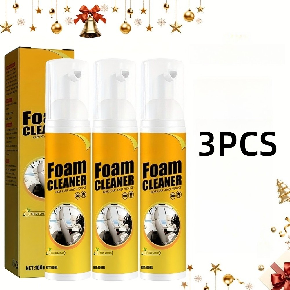 Premium Quality Durable Stable High-Performance 3Pcs Multi-function Foam Cleaner
