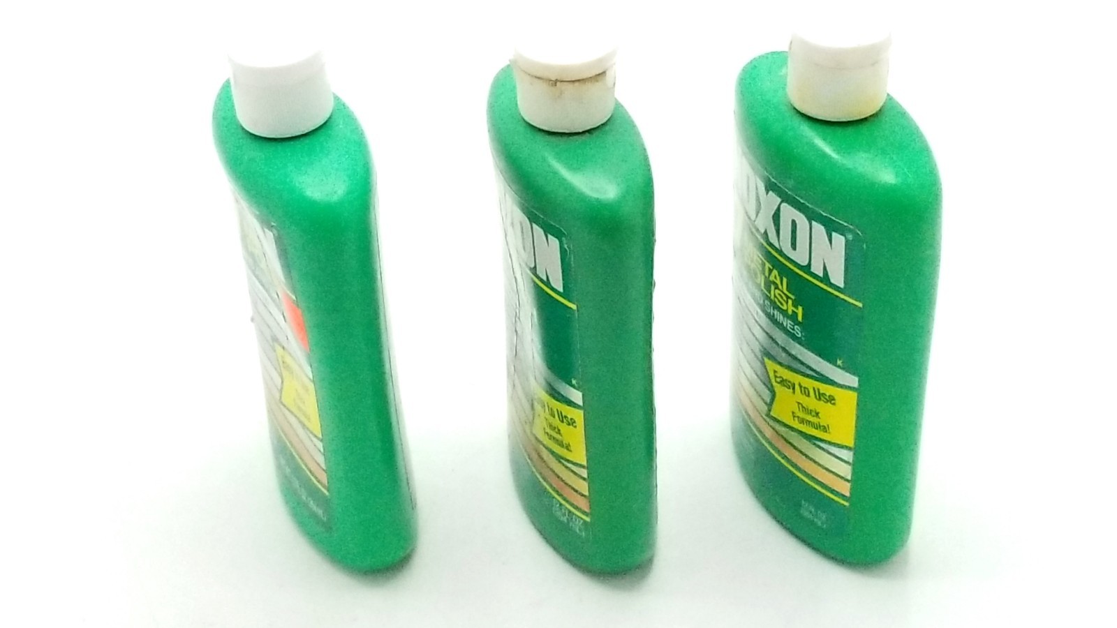Noxon No. 7 Liquid Metal Polish 12oz Lot 3 Bottles Near Full