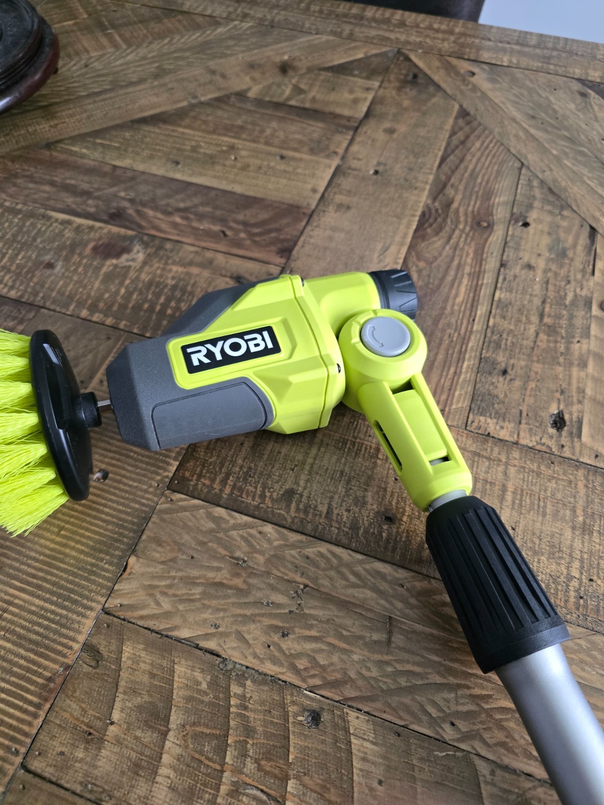 Open-Box! 🔥 RYOBI USB Telescoping Power Scrubber + One Brush (FVG53) TOOL-ONLY