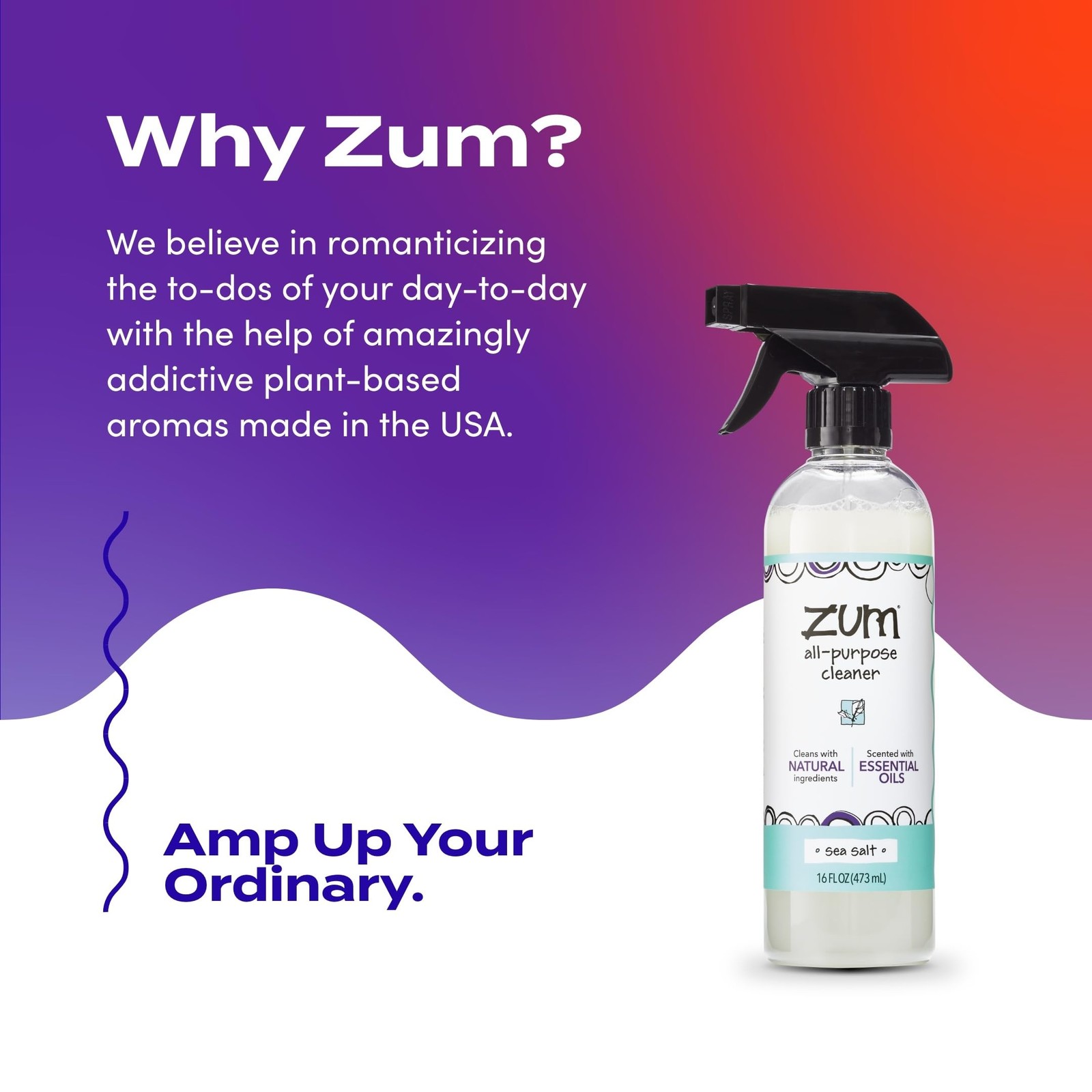 Zum All-Purpose Cleaner – Natural Multipurpose Cleaner Made with Essential Oi…