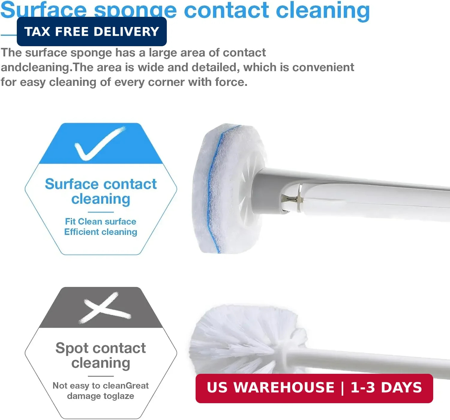 50ct Toilet Wand Refill Pads, Fits Most Standard Wands | Fresh-scent, thickened
