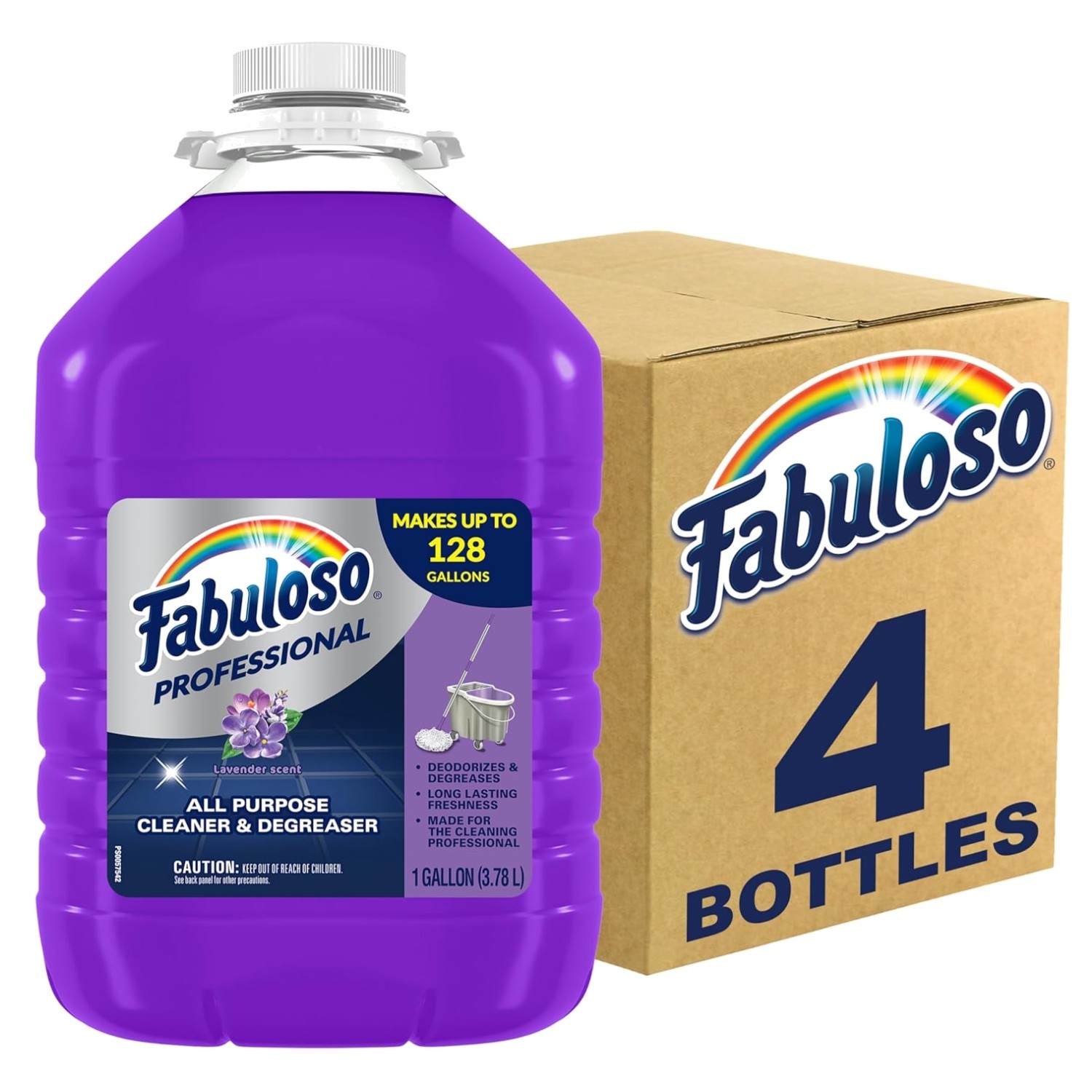 Lavender Scented All Purpose Cleaner, 128oz (4 Pack)