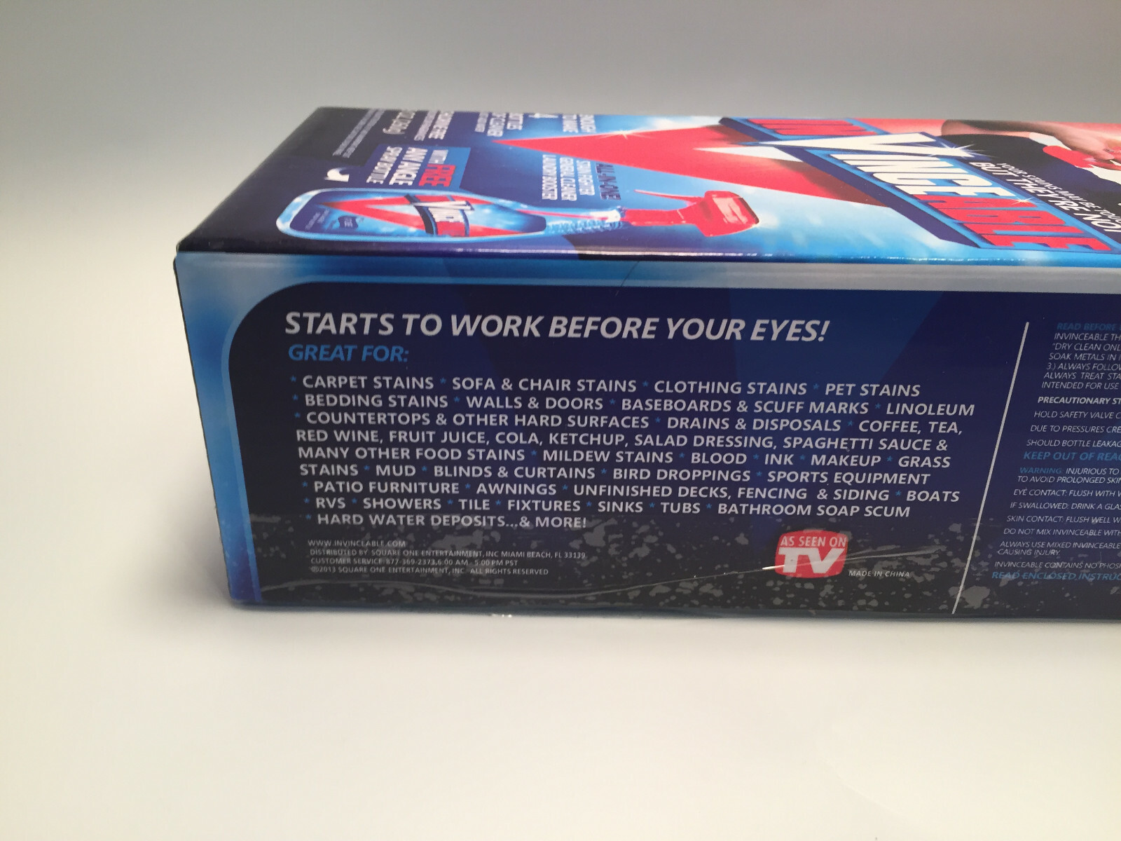 inVINCEable Multi-Purpose Cleaner, Stain Remover with 4 pouches, As Seen on TV