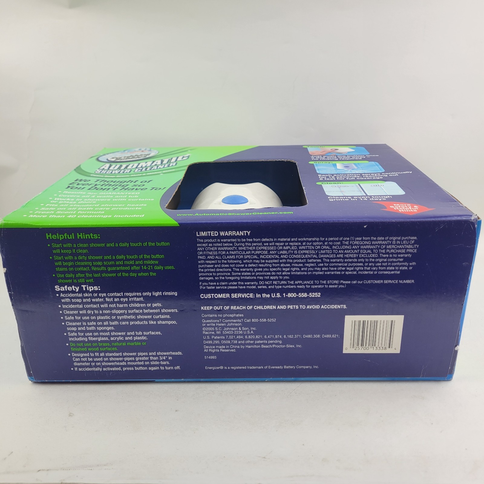 Scrubbing Bubbles Automatic Shower Cleaner Kit With 2 Bottle Solution New Sealed