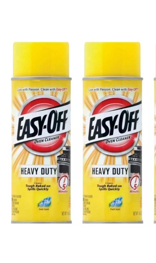 Easy-Off Heavy Duty Oven Cleaner, Regular Scent 14 oz Can (pack of 2)