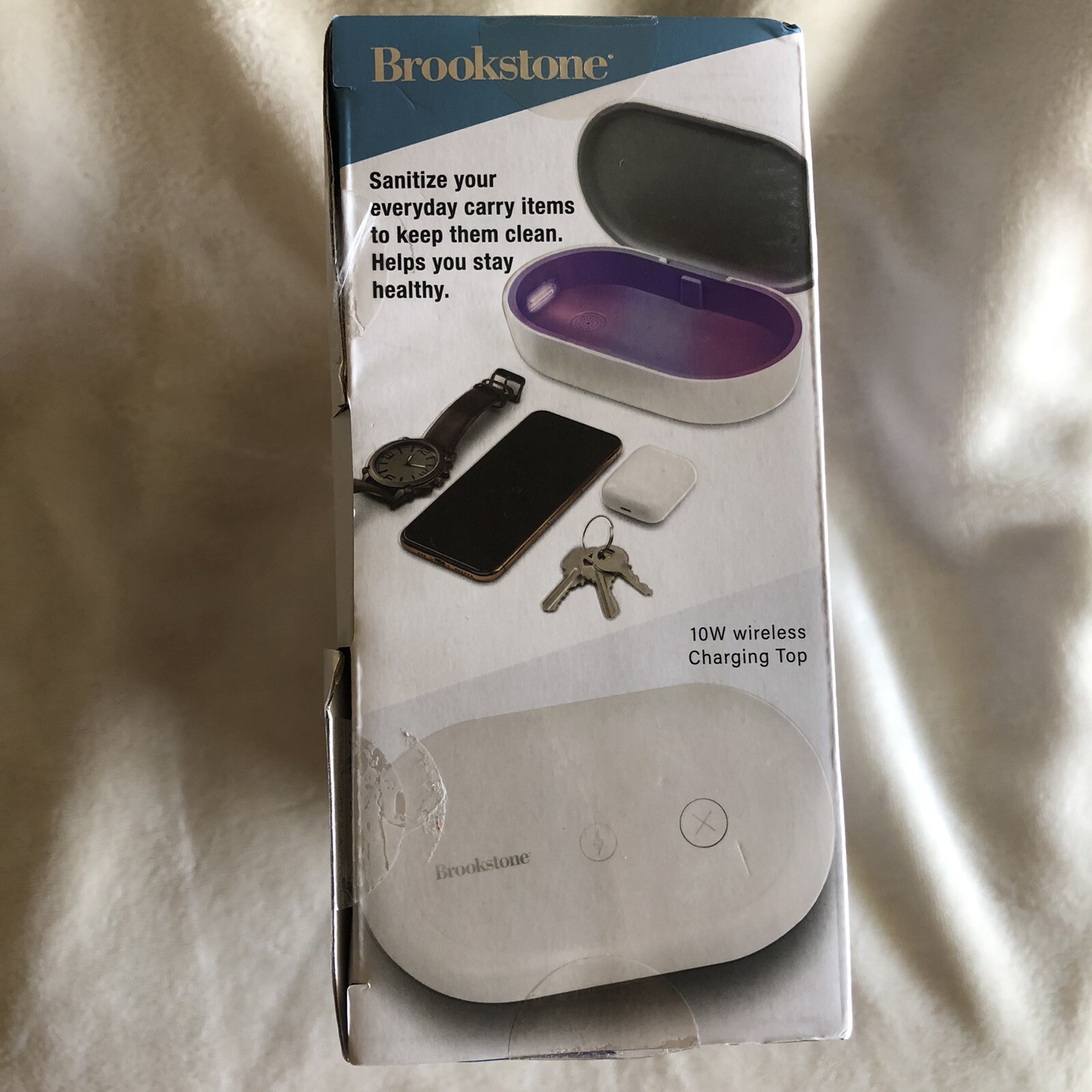 Multifunction UV Sterilizer Disinfection Storage Box With Wireless Charger
