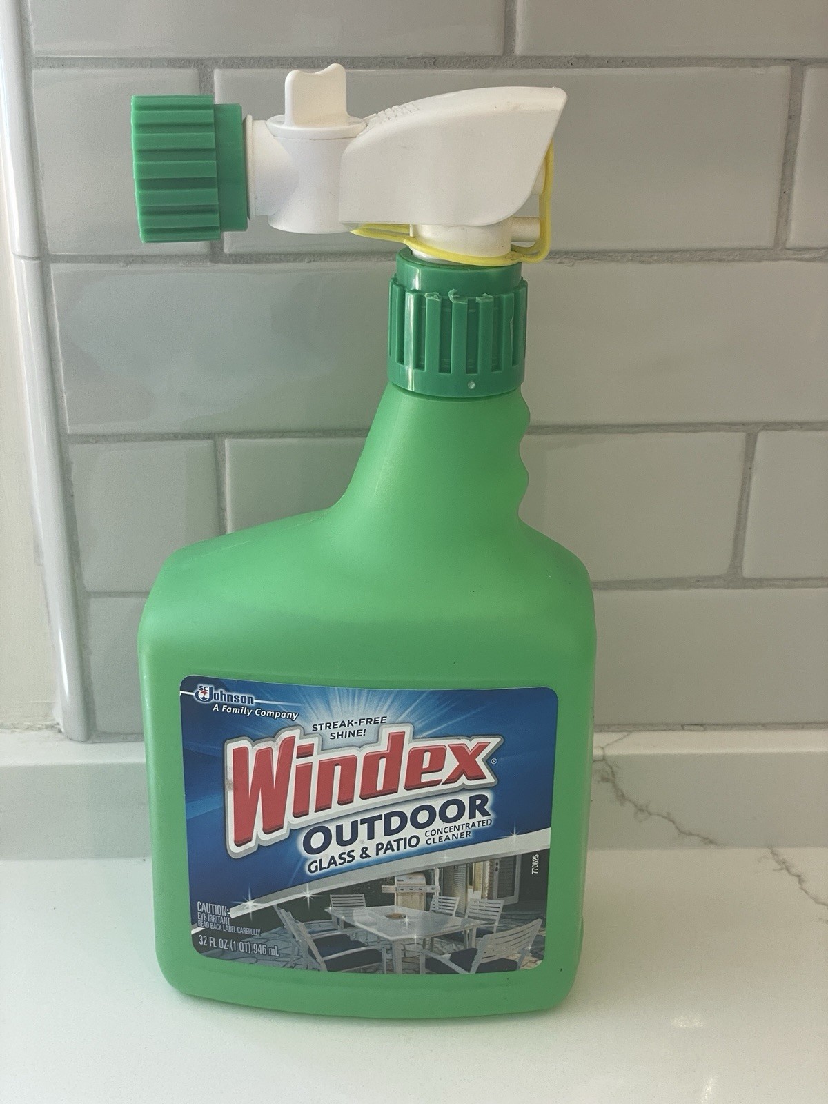 Windex Outdoor Concentrated Cleaner Glass Patio 32 fl oz Streak New Old Stock