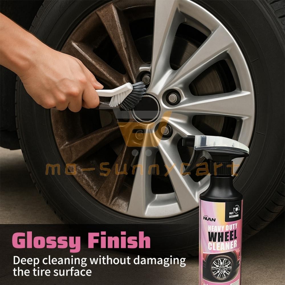 1-3Pack 270ml Powerful Wheel Cleaner Repair Polishing Car Rim Tire Cleaning Kit