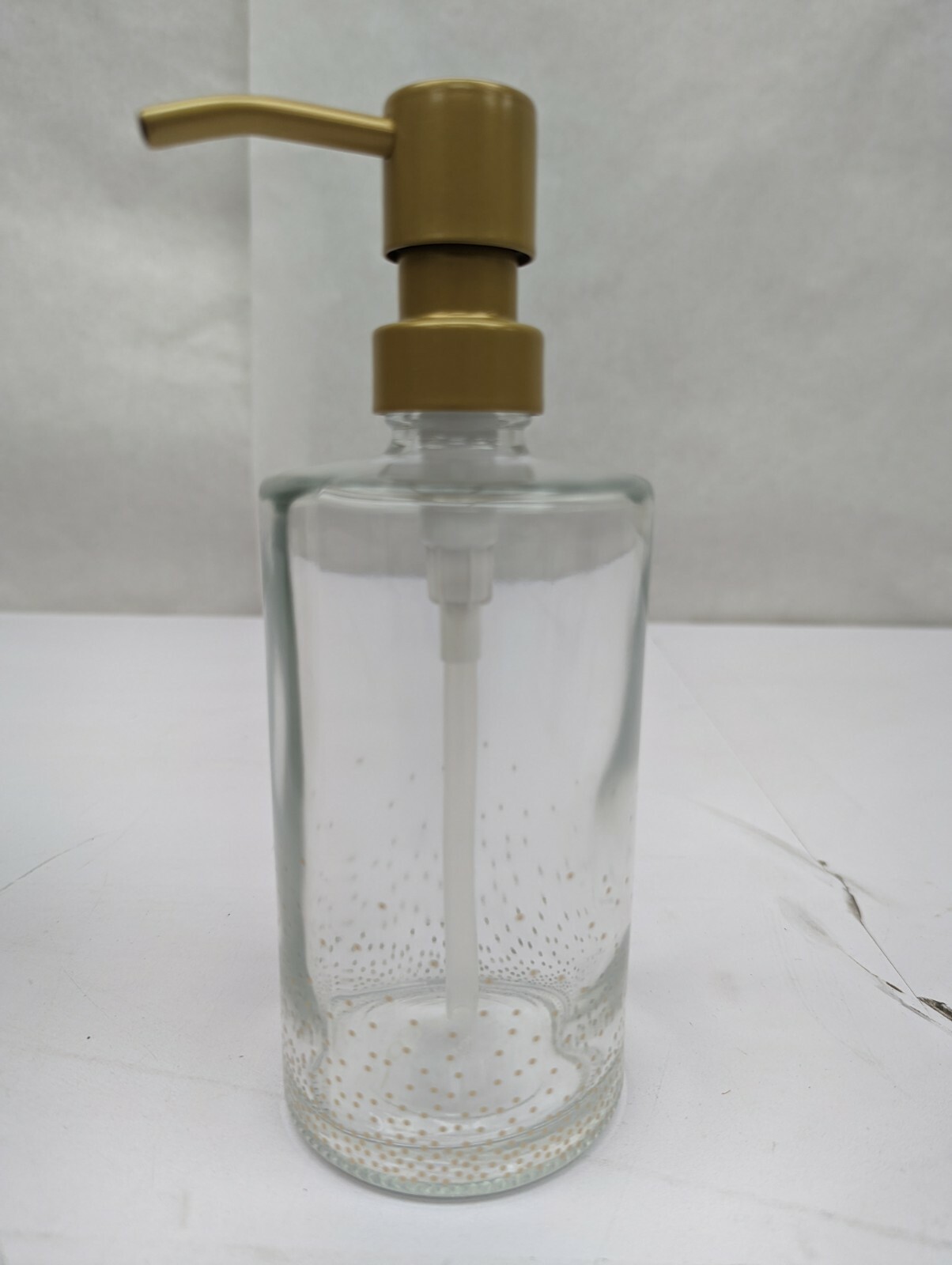 Grove Collaborative Glass Soap Dispenser Sparks of Joy A64