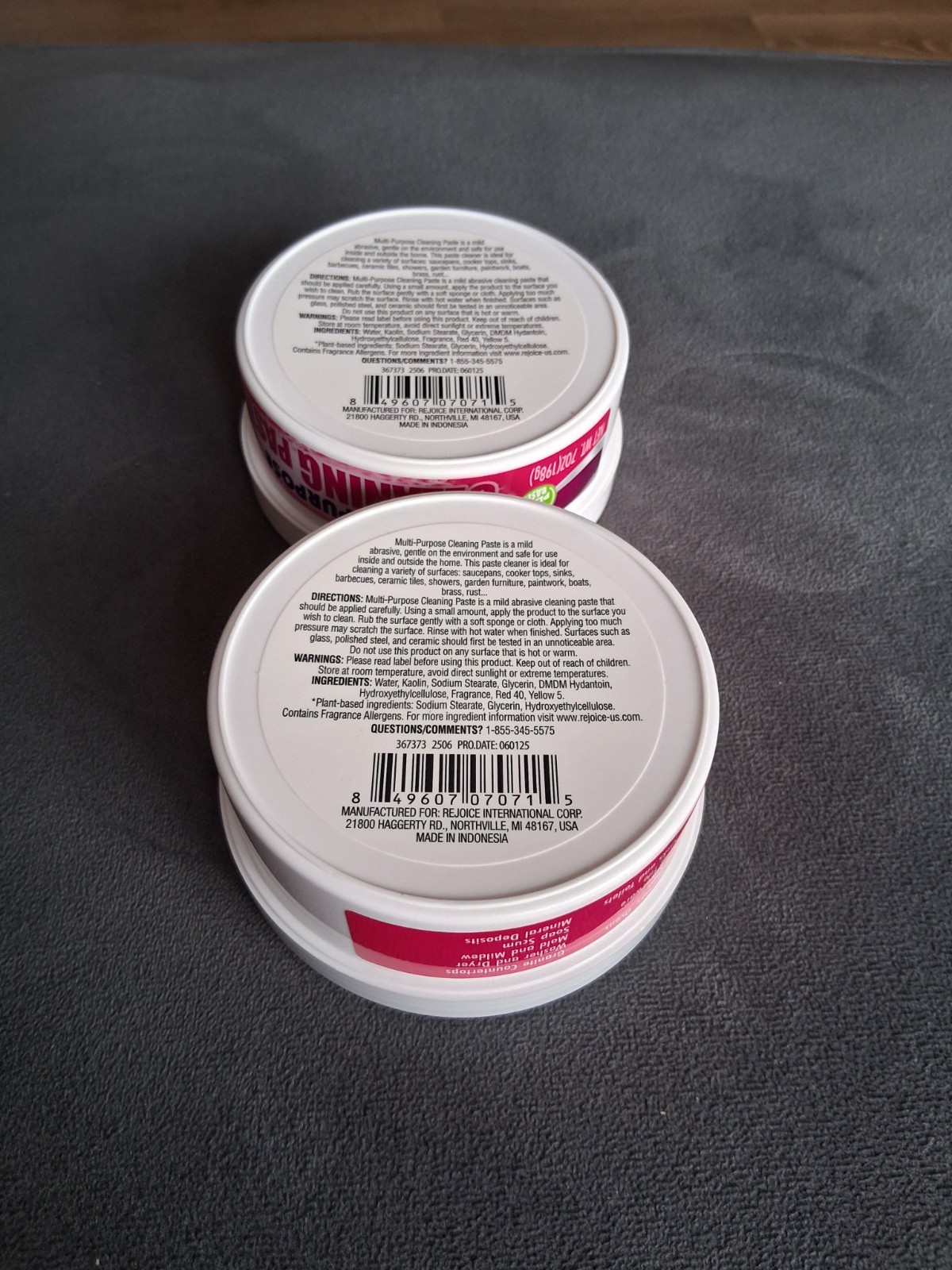Homebright Plant-Based Multi-Purpose Multi-Surface Cleaning Paste 7 oz, 2-Pack