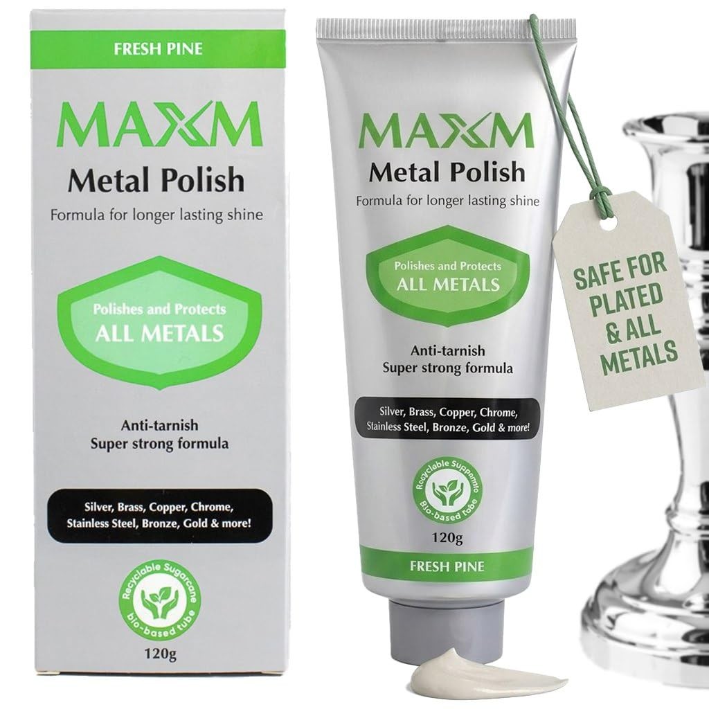 Metal Polish Paste for Stainless Steel Polish, Chrome Polish & Aluminum Polis…