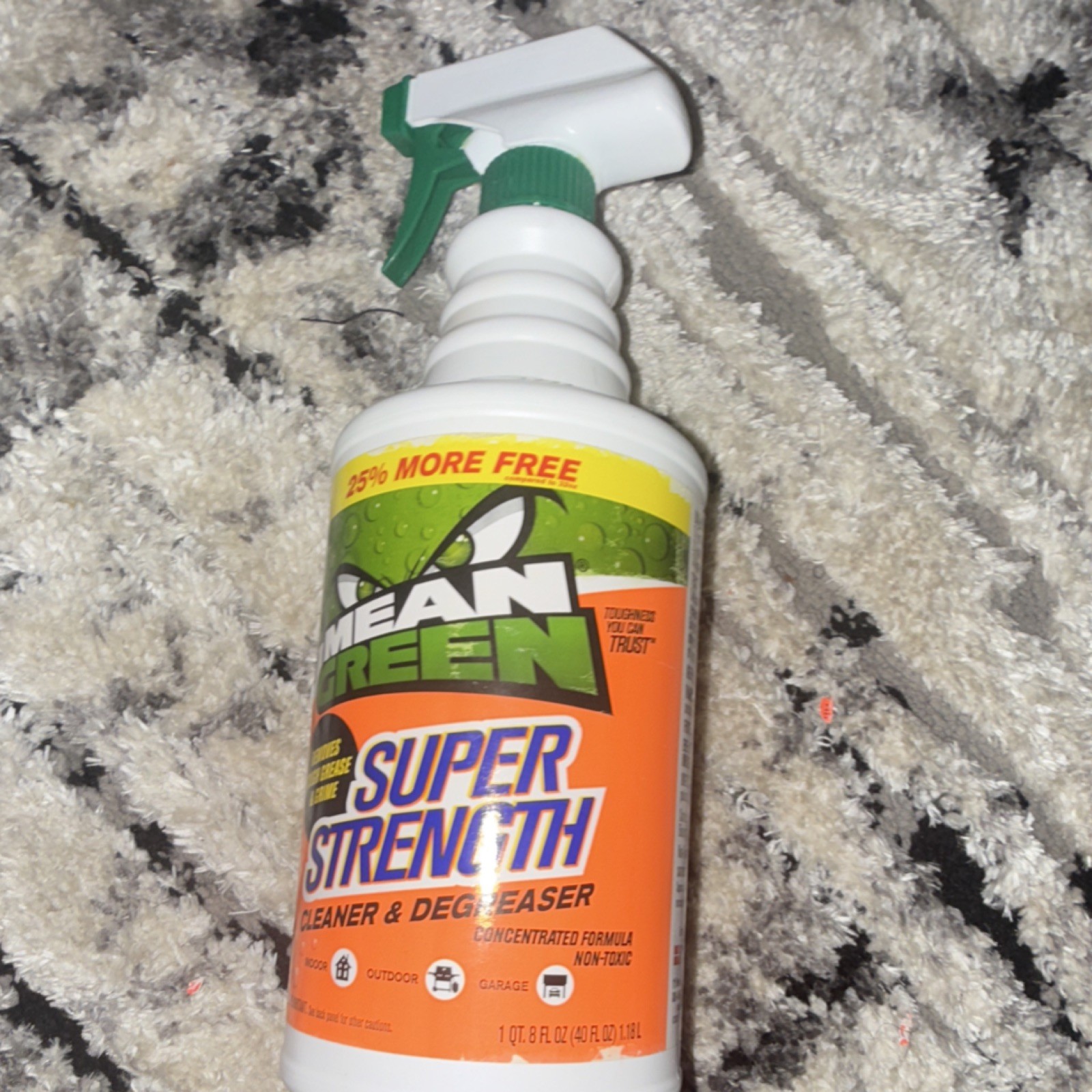 Mean Green Super Strength Cleaner & Degreaser Spray 40 fl oz Non-Toxic