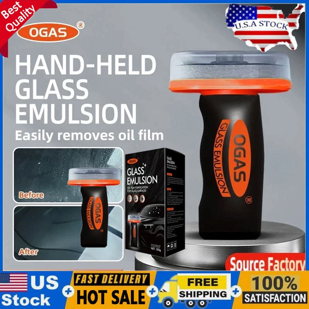 OGAS GLASS COMPOUND CLEANER – OILY FILM REMOVER AND CLEANER CAR WINDSCREEN OY