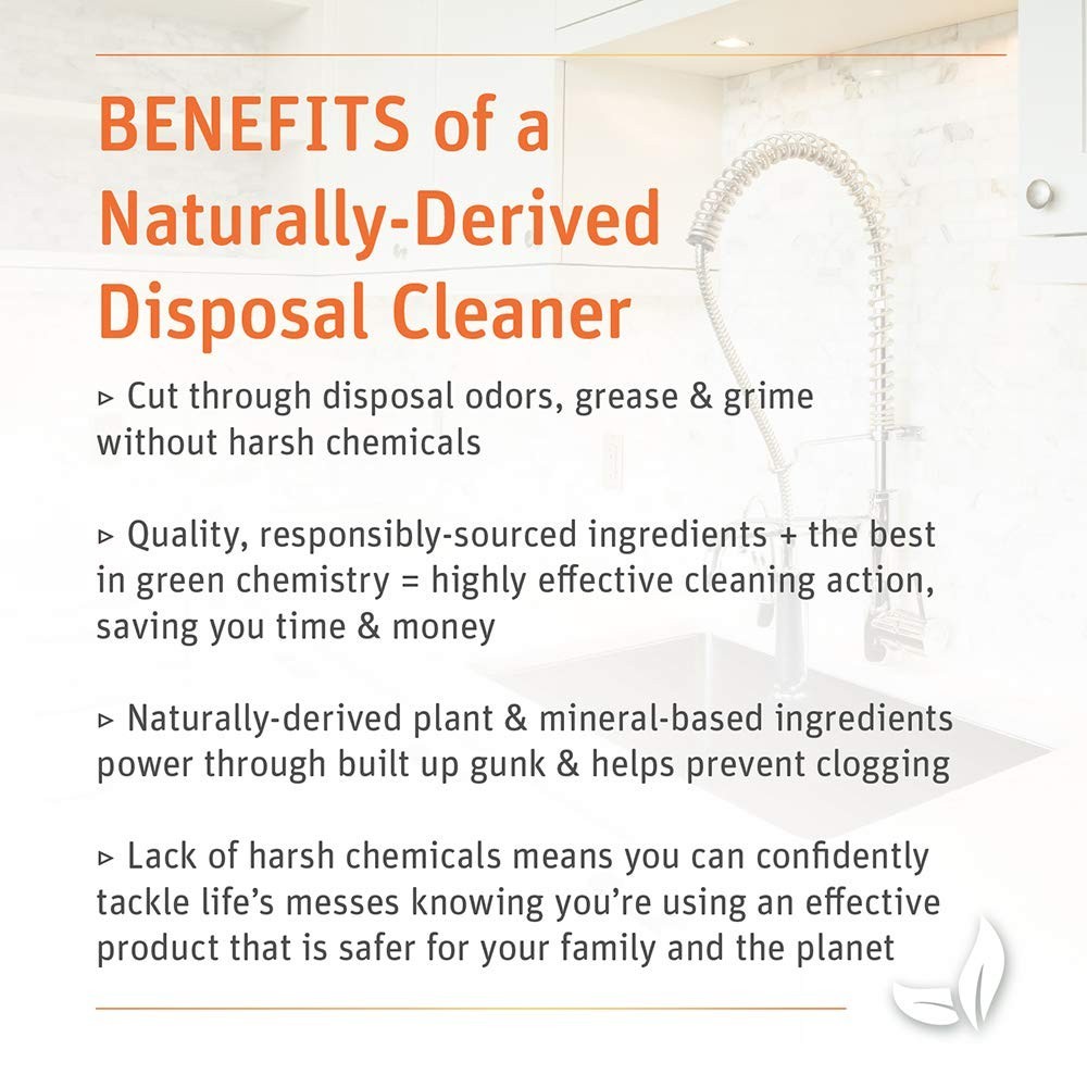 Garbage Disposal Cleaner Pods – 48 Count, Red Pear & Magnolia, Odor Removal, Gri