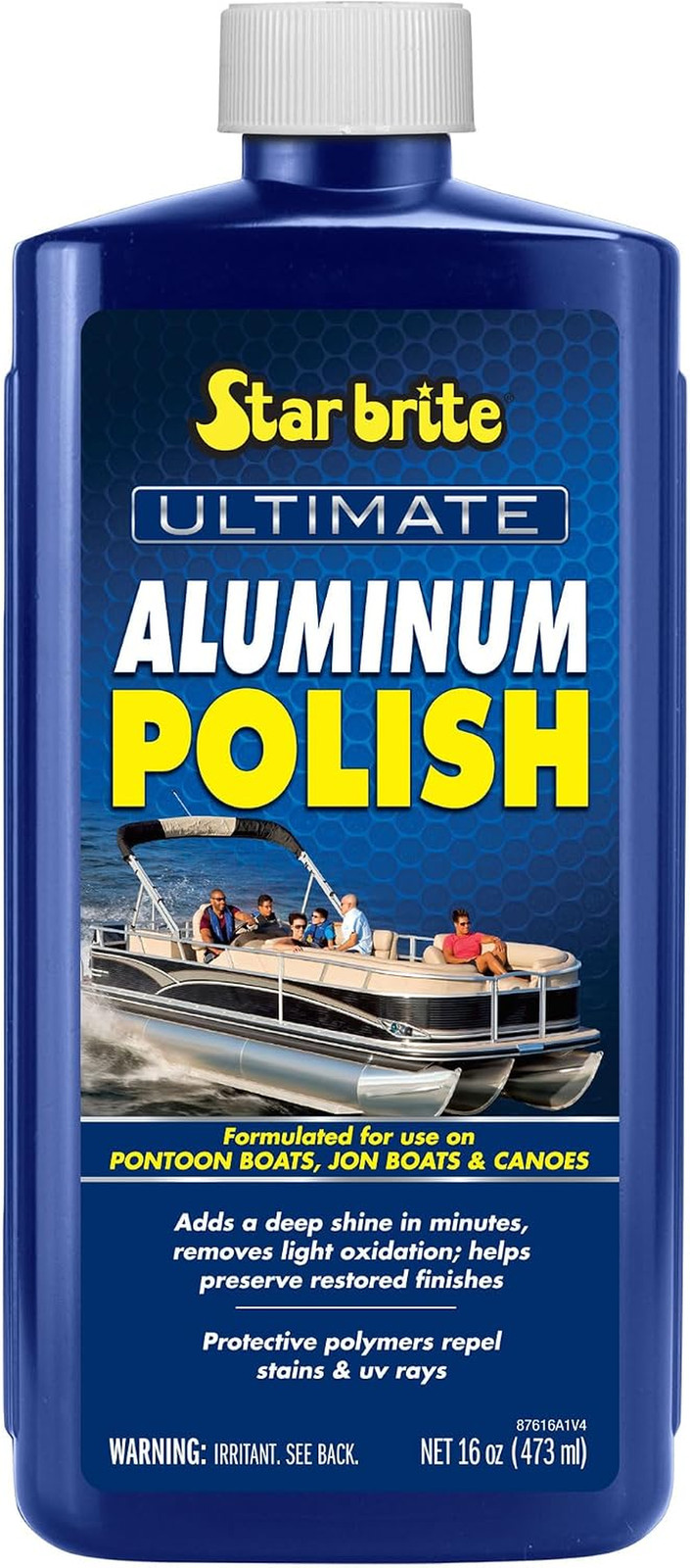 STAR BRITE Ultimate Aluminum Polish Adds a Deep Protective Shine, Removes Light