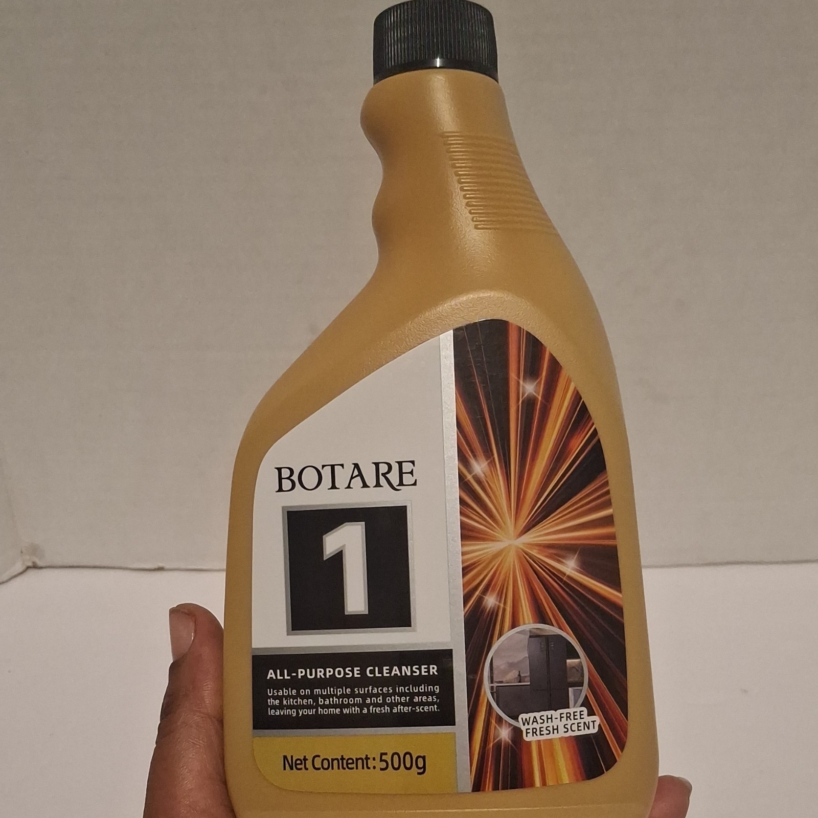 BOTARE All-Purpose Multi-Surface Cleanser, Foam Spray Tech, Fresh Scent 500g