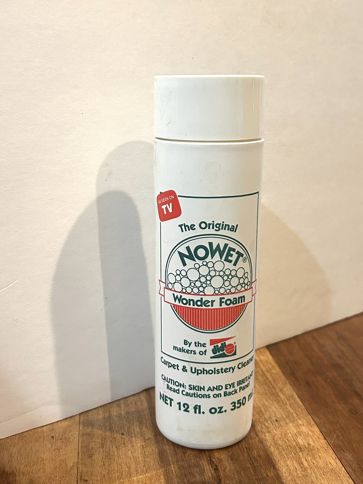 NEW The Original No Wet Wonder Foam Carpet Cleaner 12oz Bottle