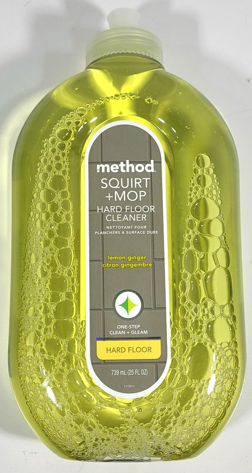 Method Squirt + Mop Lemon Ginger Hard Floor Cleaner 25 Oz Each (2 PACK)