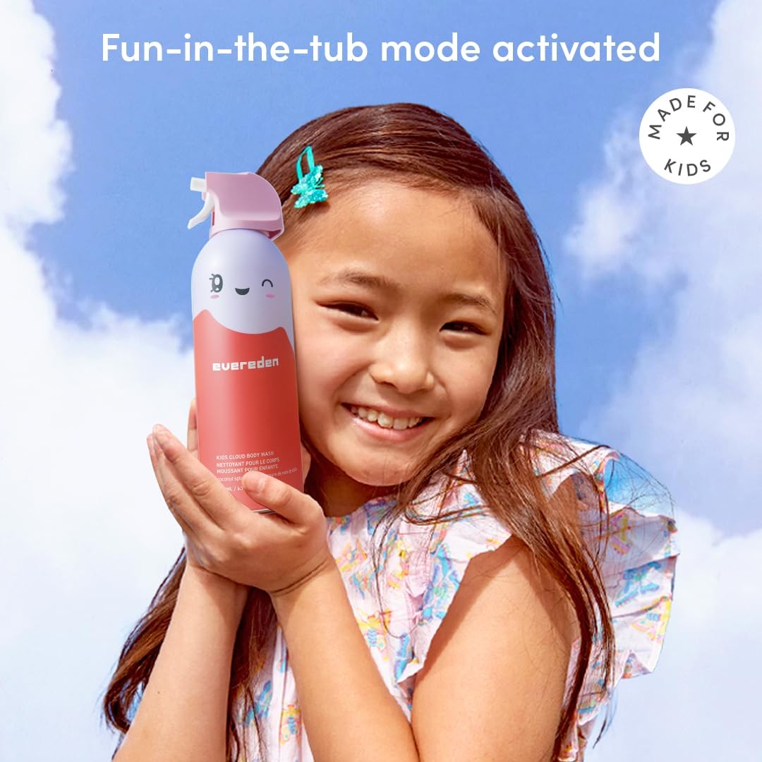 Evereden Kids Cloud Body Wash Duo – Gentle, Nourishing Toddler Body Wash for D