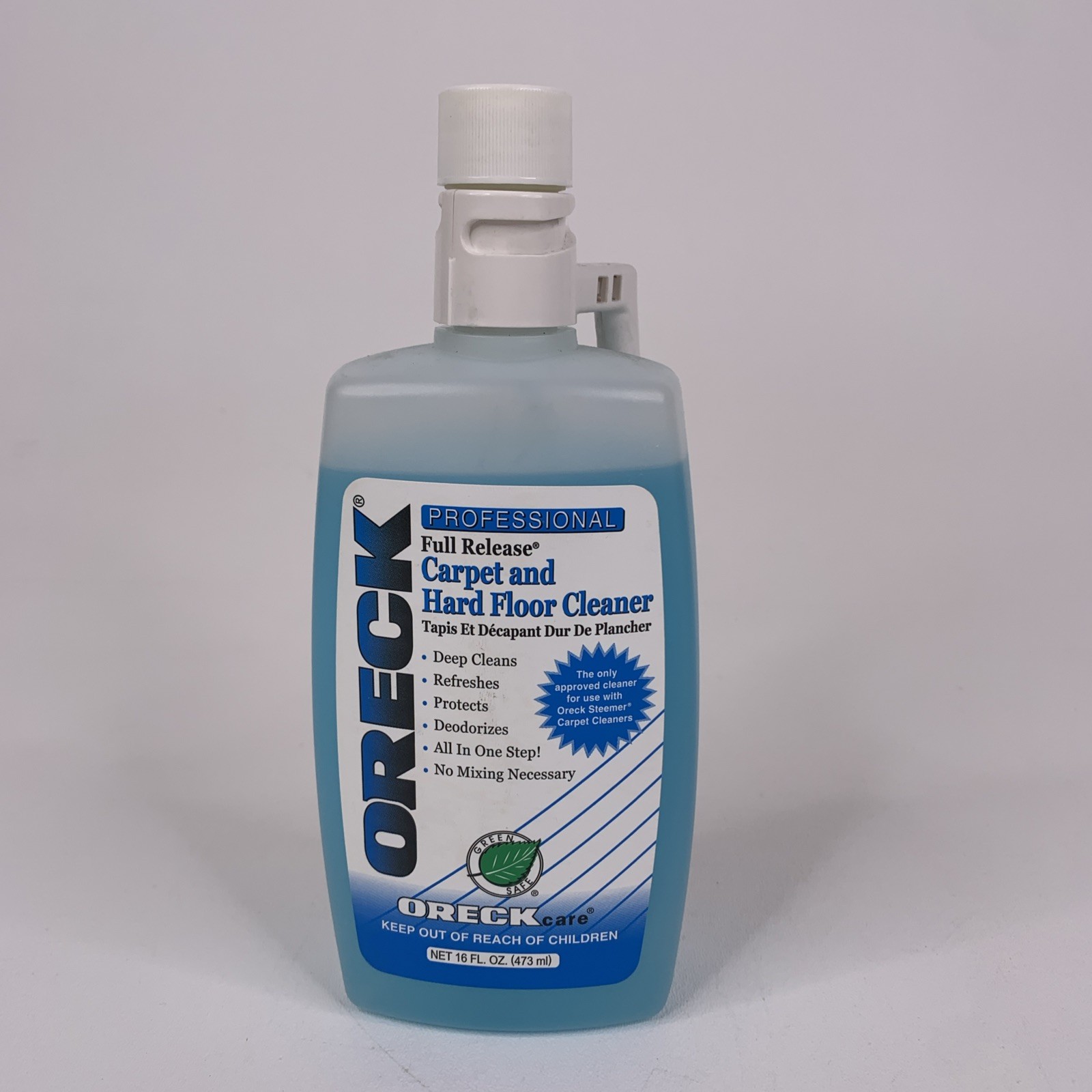 Oreck Professional Full Release Carpet & Hard Floor Cleaner 16 fl oz Steemer New