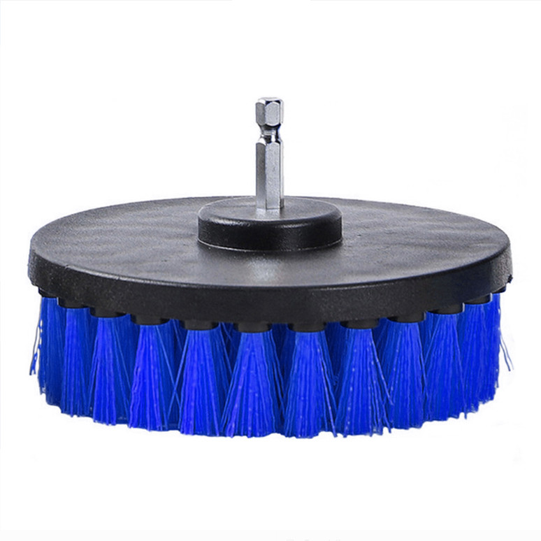 4 Pack Drill Brush Set for Kayaks, Boats, Canoes, Watercraft, Party Barges, BLUE