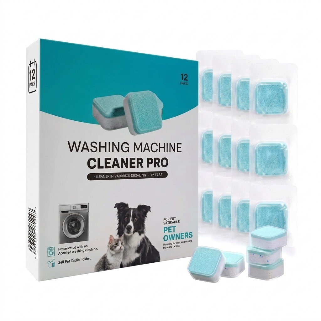 12pcs washing machine cleaning tablets clothing machine cleaning tablets 12pcs