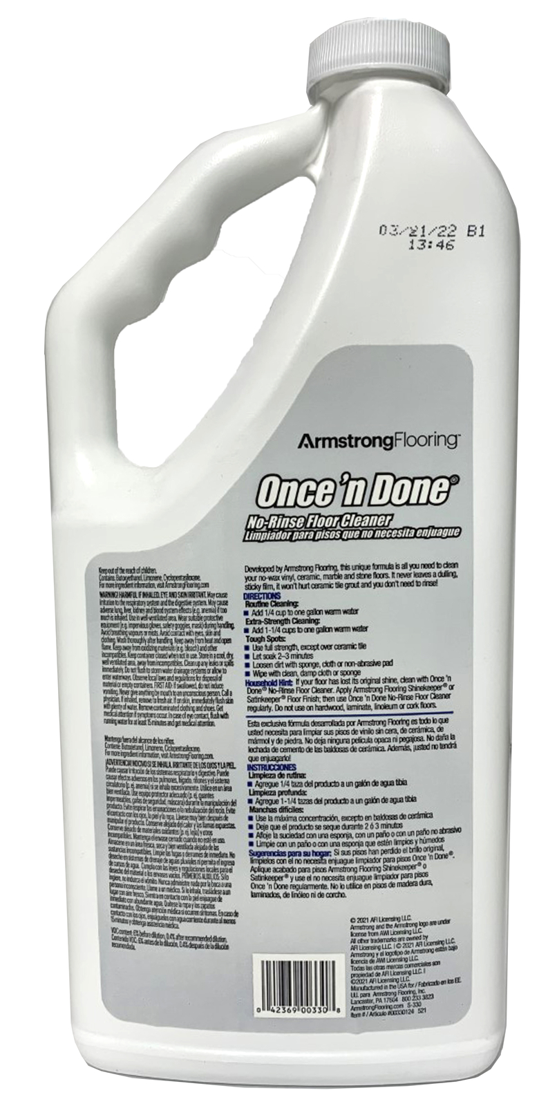 Armstrong Once ‘N Done Cleaner Concentrate 32 oz