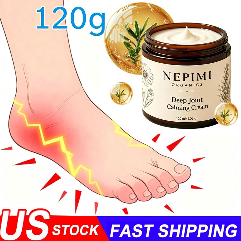 Nepimi Deep Joint Calming Cream, Moisturizing Massage Topical Body Cream 120ml