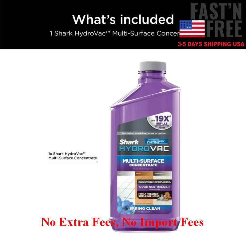 2 Pack Shark Hydro Multi-Surface Concentrate for Shark Hydro Wet & Dry Cleaners