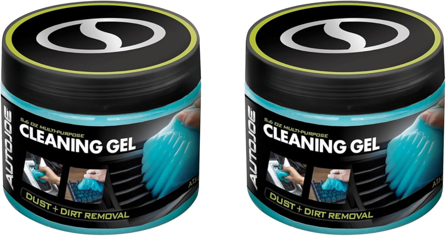 2-Pack Multi-Purpose Cleaning Gel for Dust and Dirt Removal, 5.6 Ounces
