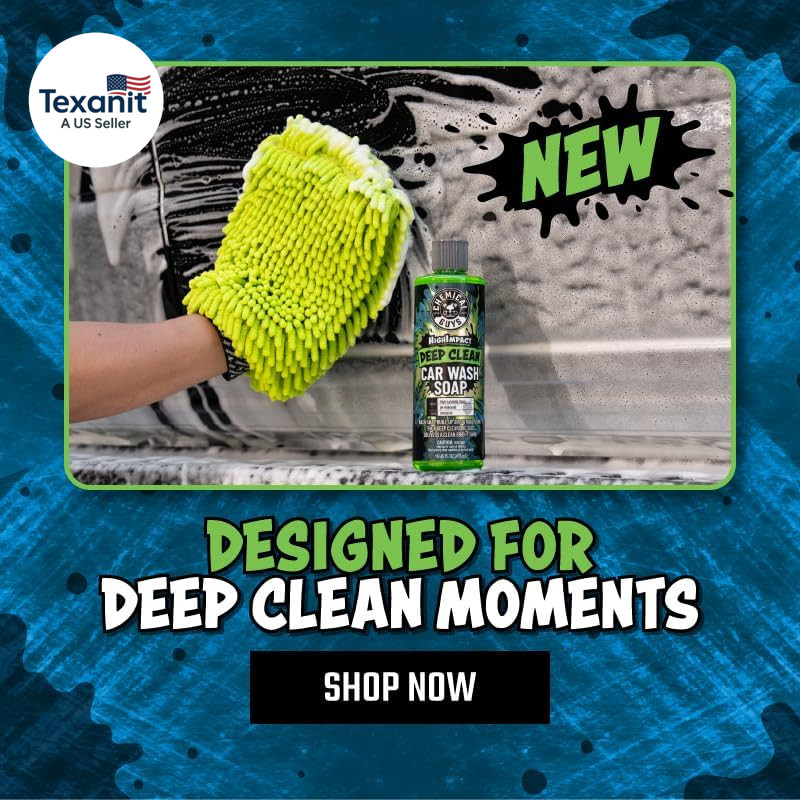 High Impact Car Wash Soap, Deep Cleaning Vehicle Shampoo with Thick High Lubrici