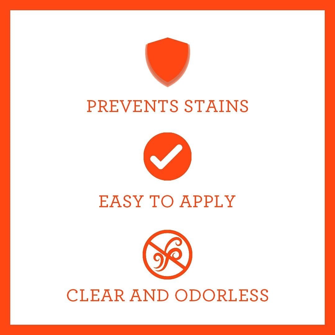 Stain Guard – Non-Aerosol Fabric Protection Spray for Upholstery, Carpet, Rug…
