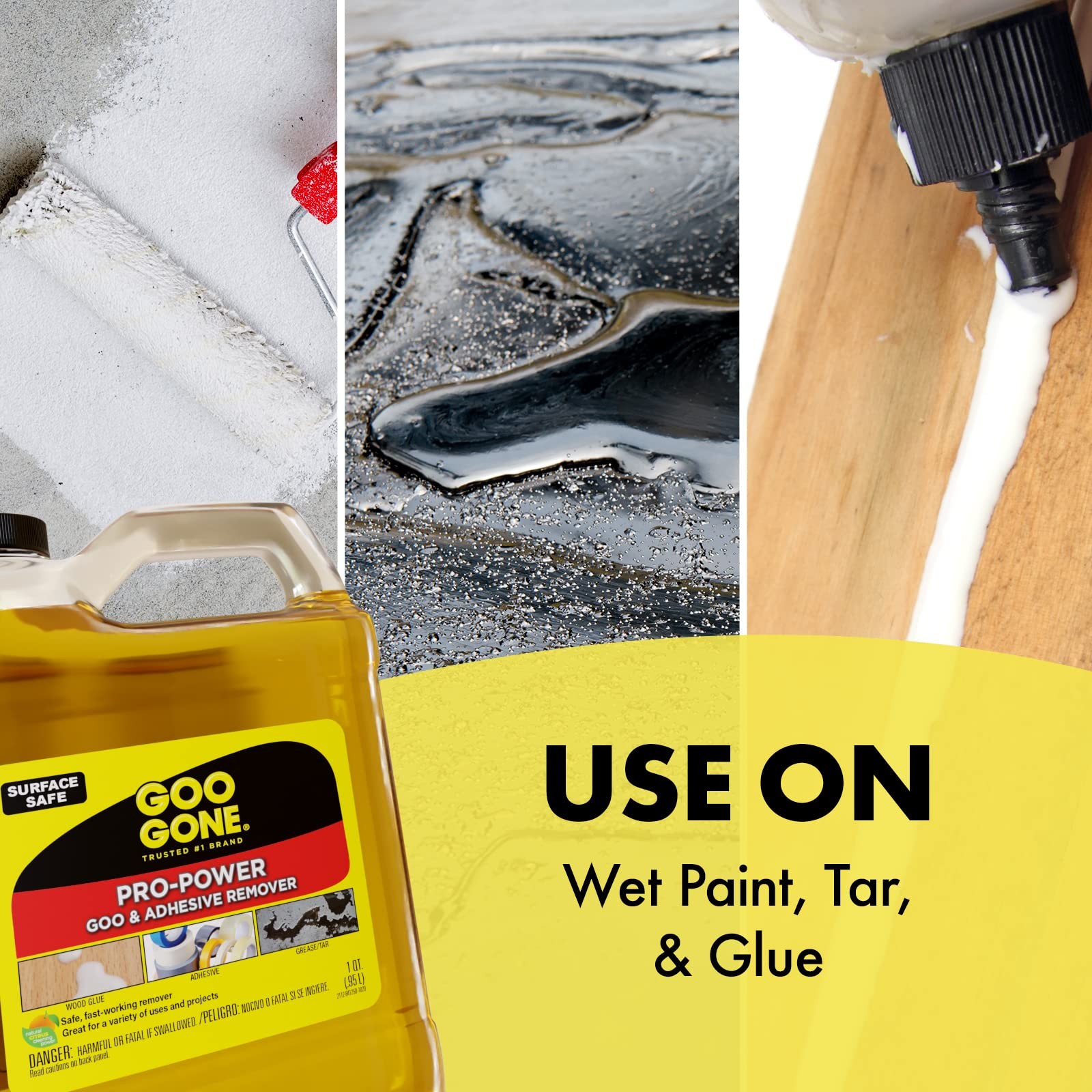 Goo Gone 16 oz. Pump – Removes stickers, grease, gum, tar, crayon & tape