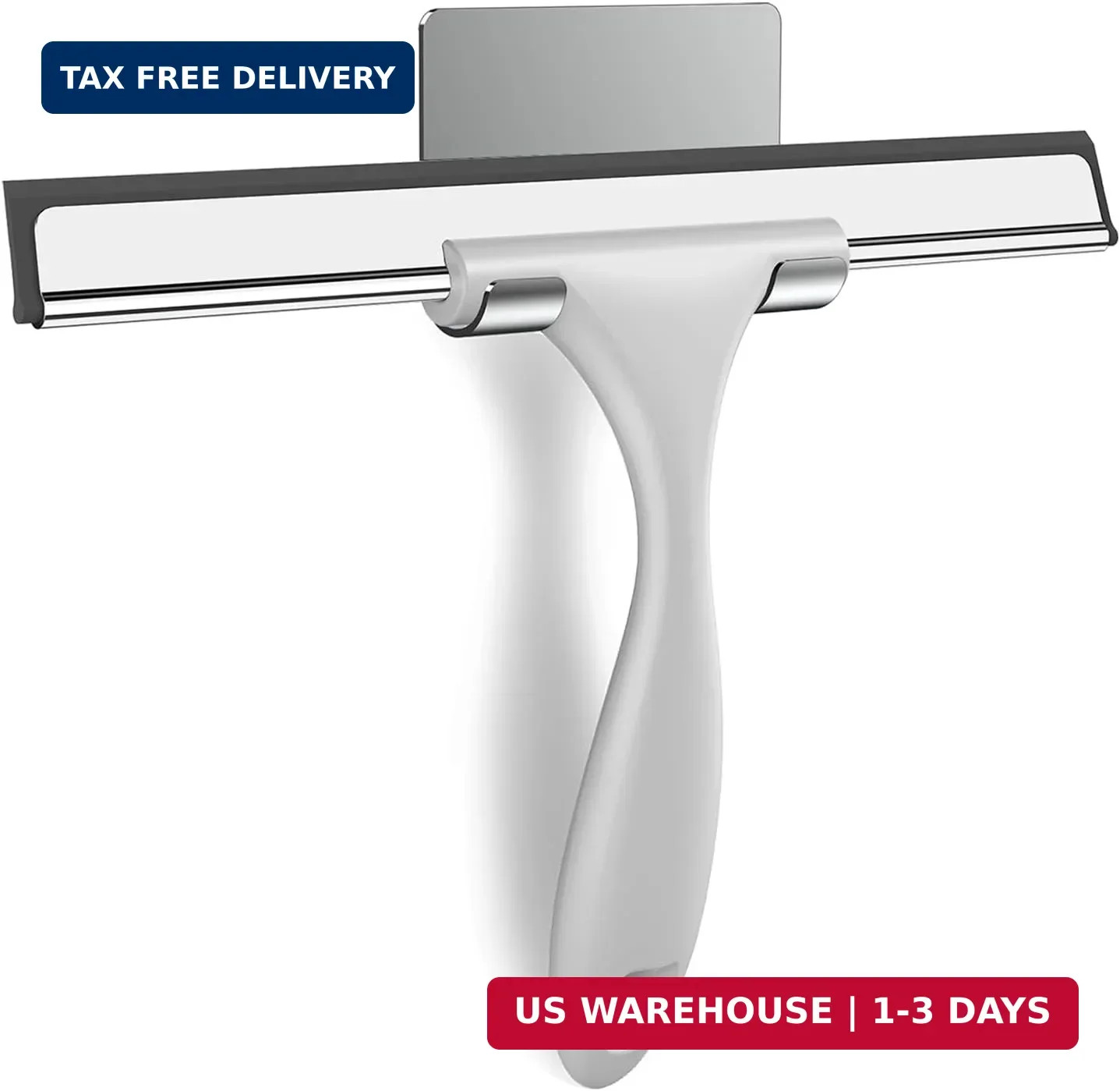 SetSail Shower Squeegee for Glass Doors All-Purpose Squeegee for Shower Glass He