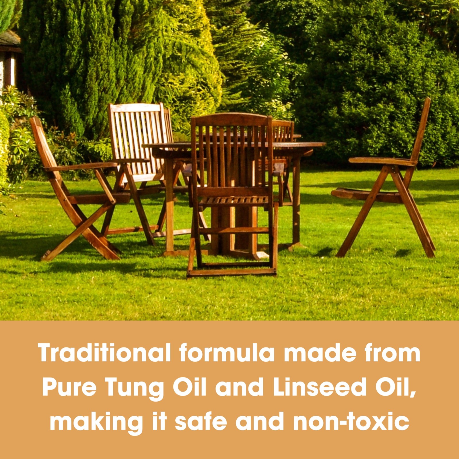 Teak Oil 17oz 500ml Natural Matte Finish for Outdoor & Indoor Furniture