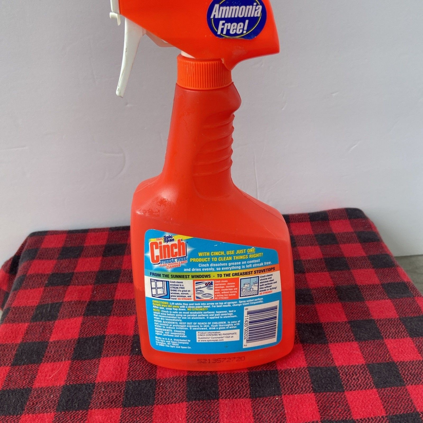 Spic & Span Cinch Glass Kitchen & Bath Cleaner 17 fl oz Streak-Free Discontinued