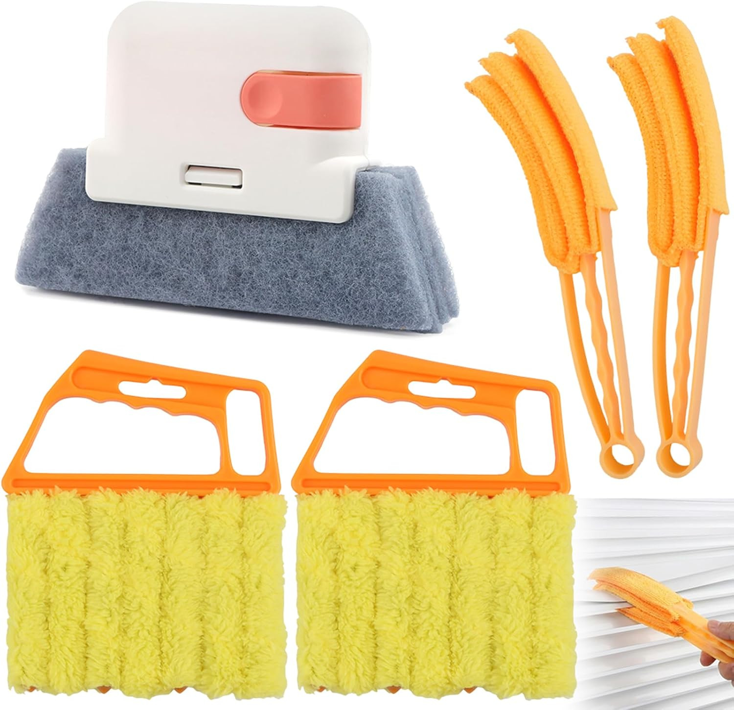 5-Pack Blind Cleaning Kit – Professional Tools for Window Blinds, Air Vents, Tra