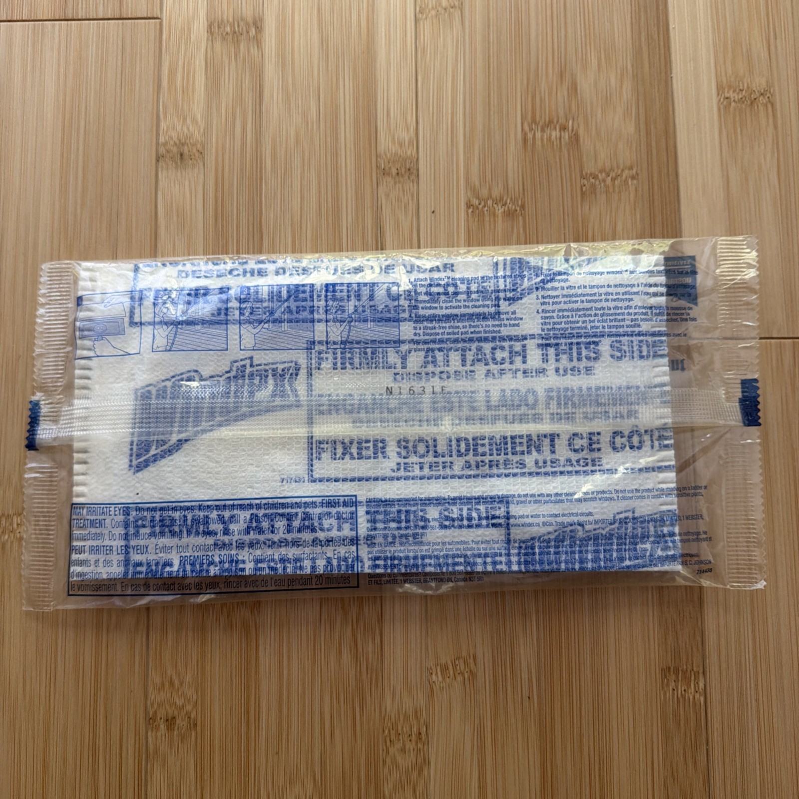 Windex Outdoor All-In-One Glass Cleaning Refill Pad Disposable One Pad Only