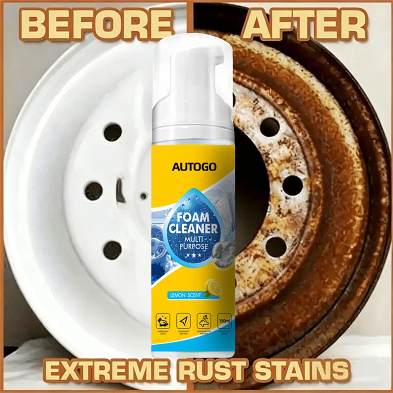 5SET 4-in-1 Multi-Enzyme Foam Cleaner, All-Purpose Spray 5oz with Sponge & Towel