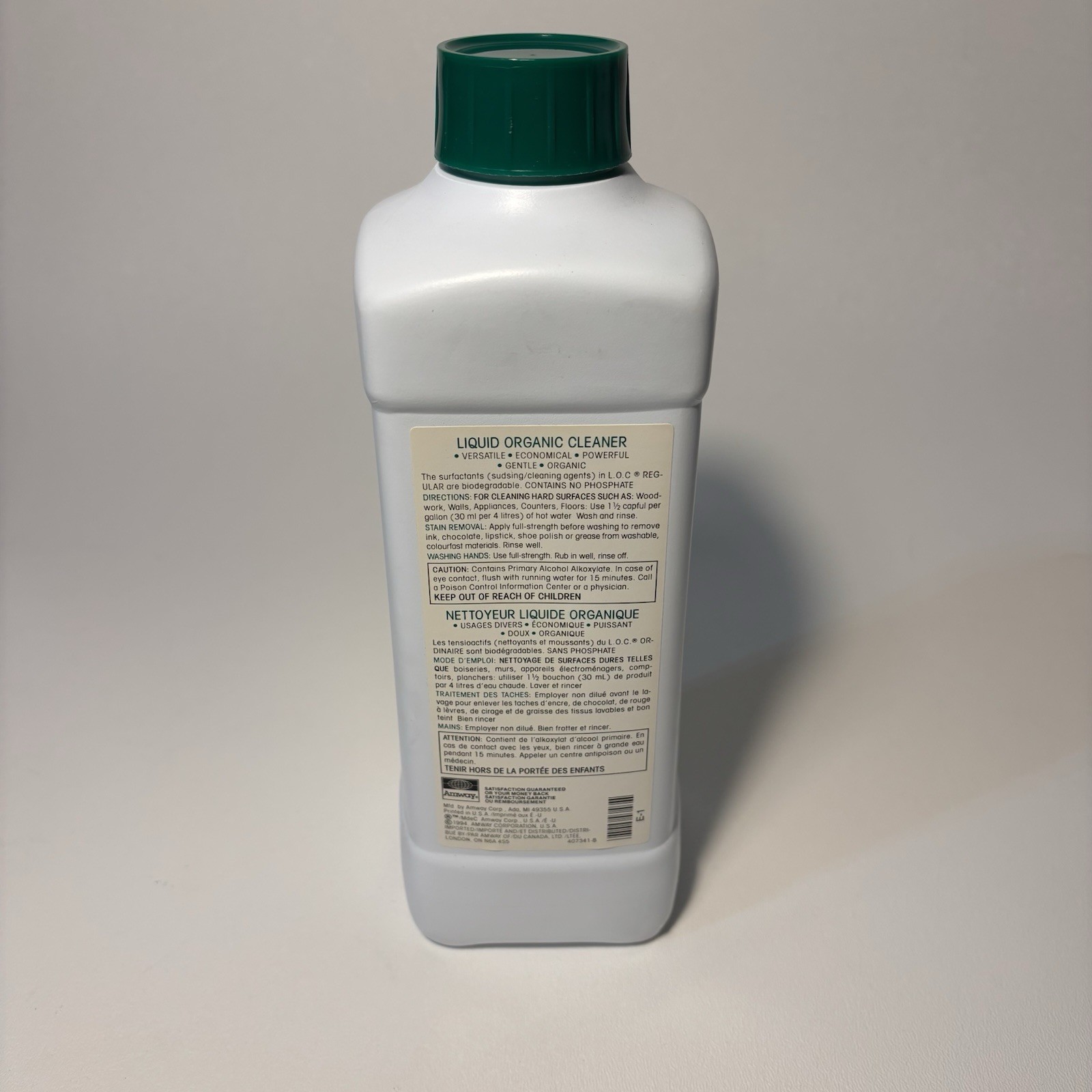 NOS Vintage 1994 Amway LOC Liquid Organic Cleaner 33.8 Oz