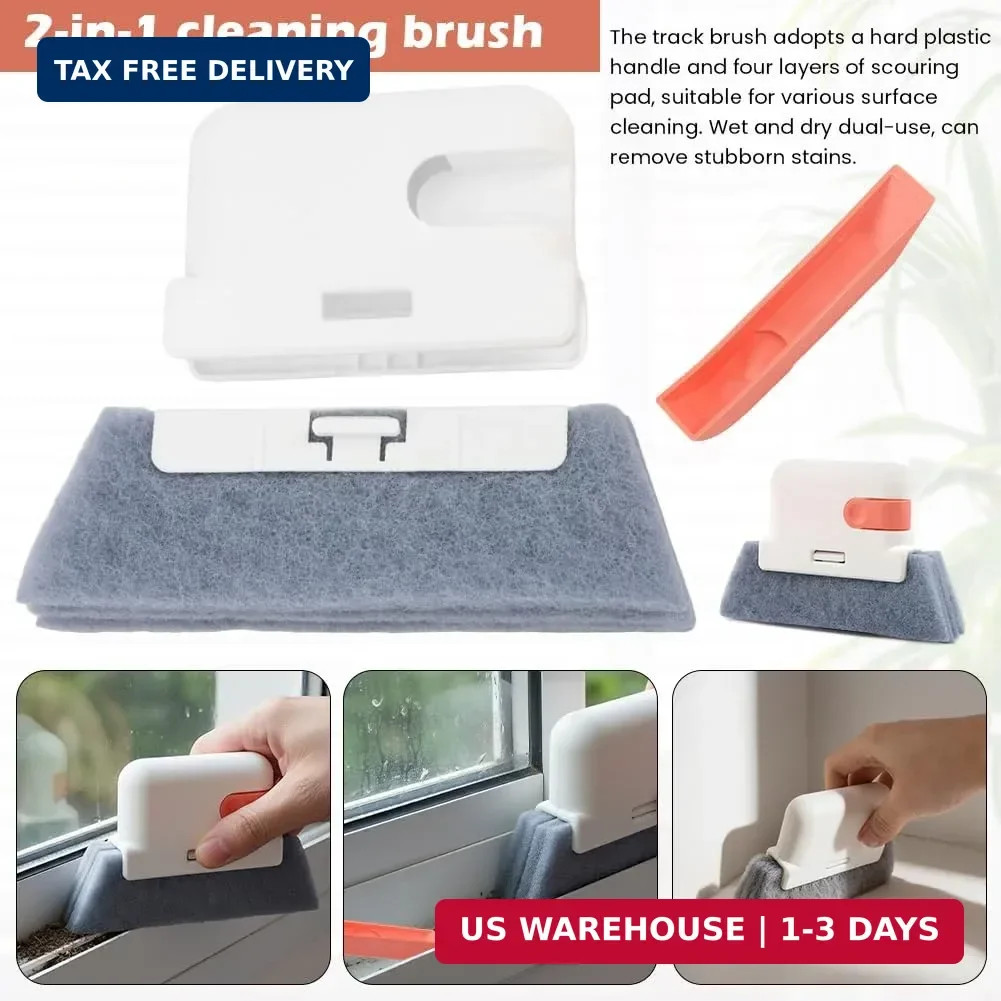 5Pcs Window Blind Cleaning Set, Washable 7 Fingers Duster Brush Dusting Cleaner