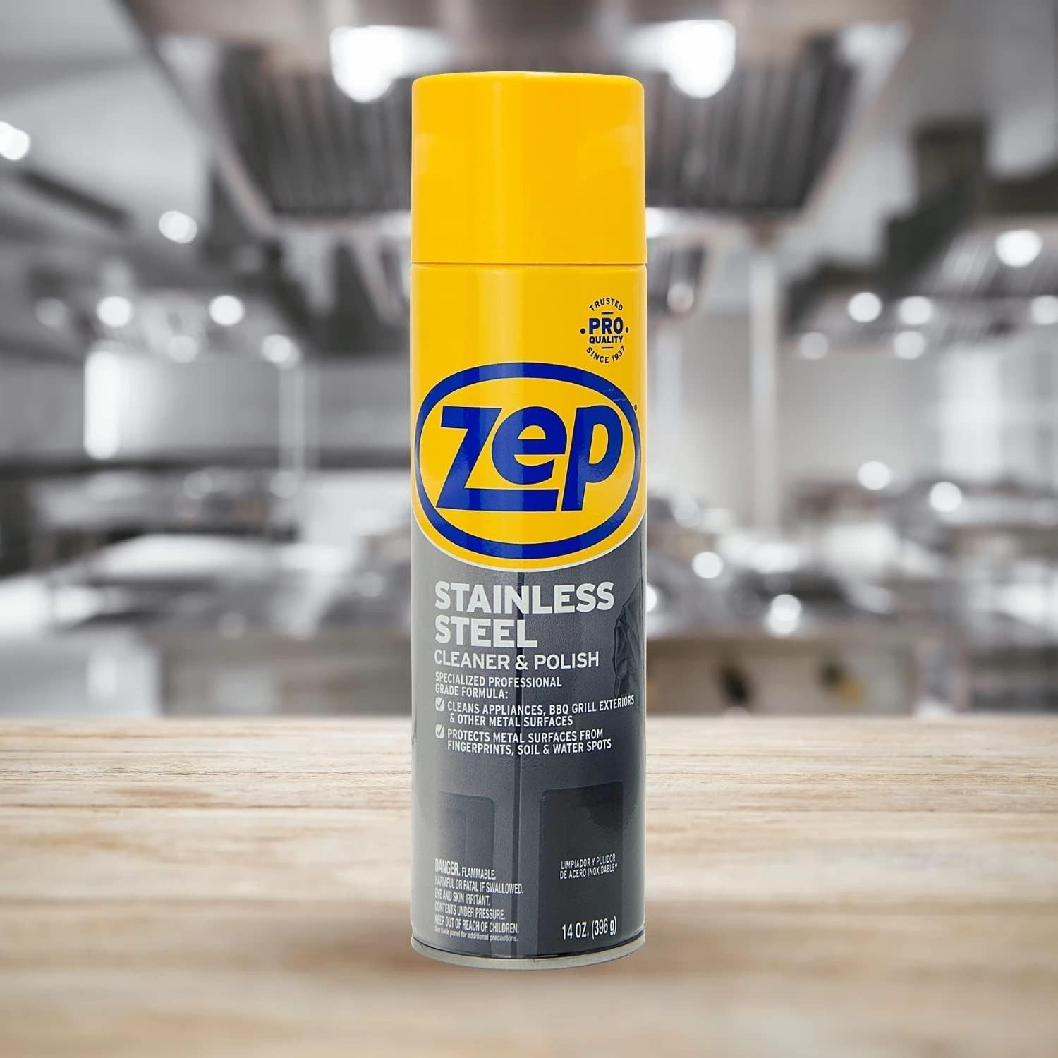 Zep Stainless Steel Cleaner and Polish 14 ounces – ZUSSTL14 – Protects Metal Sur